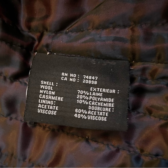 Classic Black Wool Peacoat - Picture 4 of 4